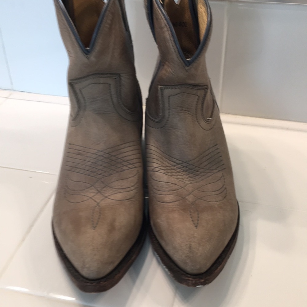 Frye distressed short boot